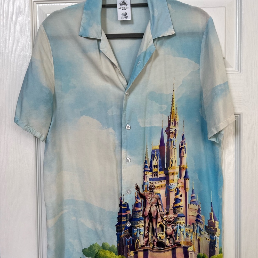 Disney Blue and Cream Castle Shirt